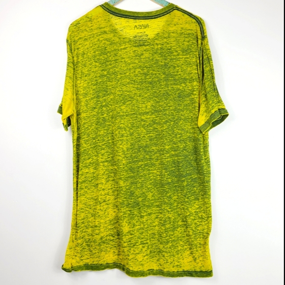 NASA Yellow Burnout Print T-Shirt XL - Picture 6 of 7